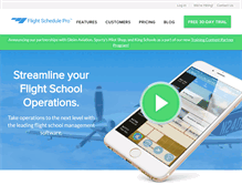 Tablet Screenshot of flightschedulepro.com